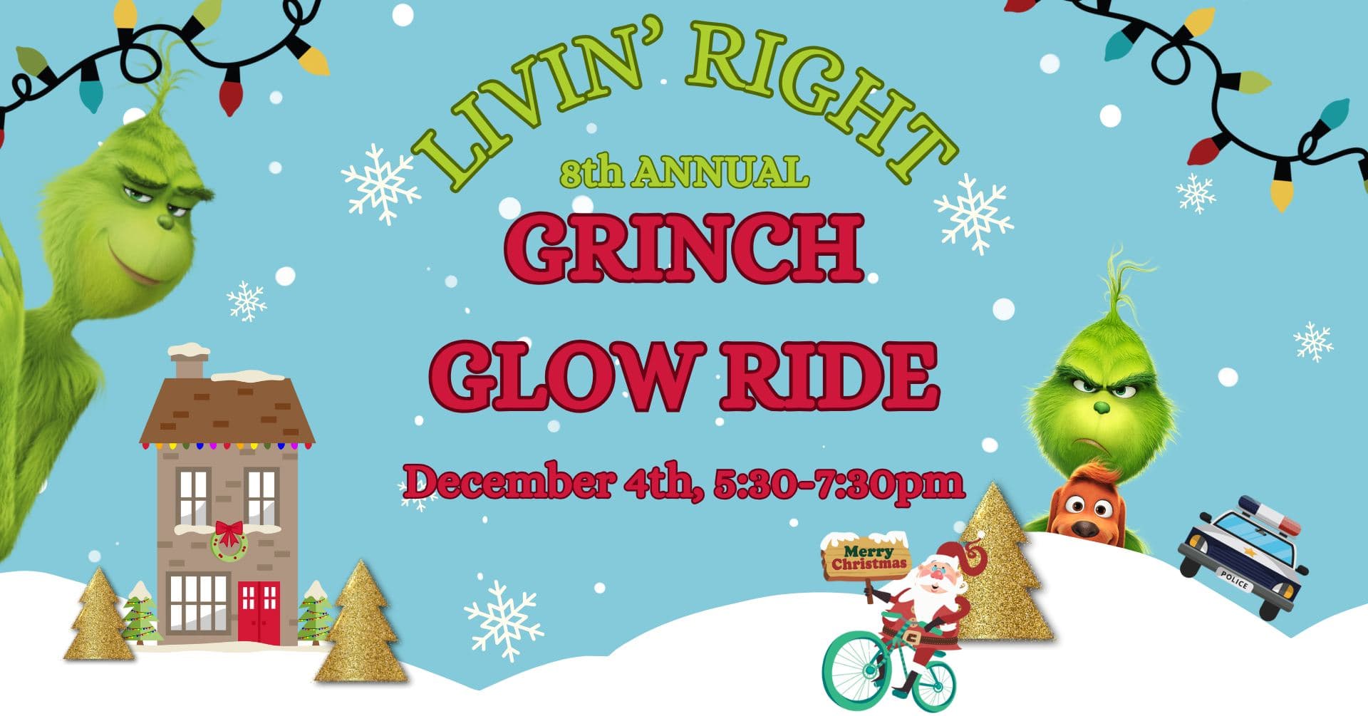 8th Annual Livin' Right Grinch Glow Ride